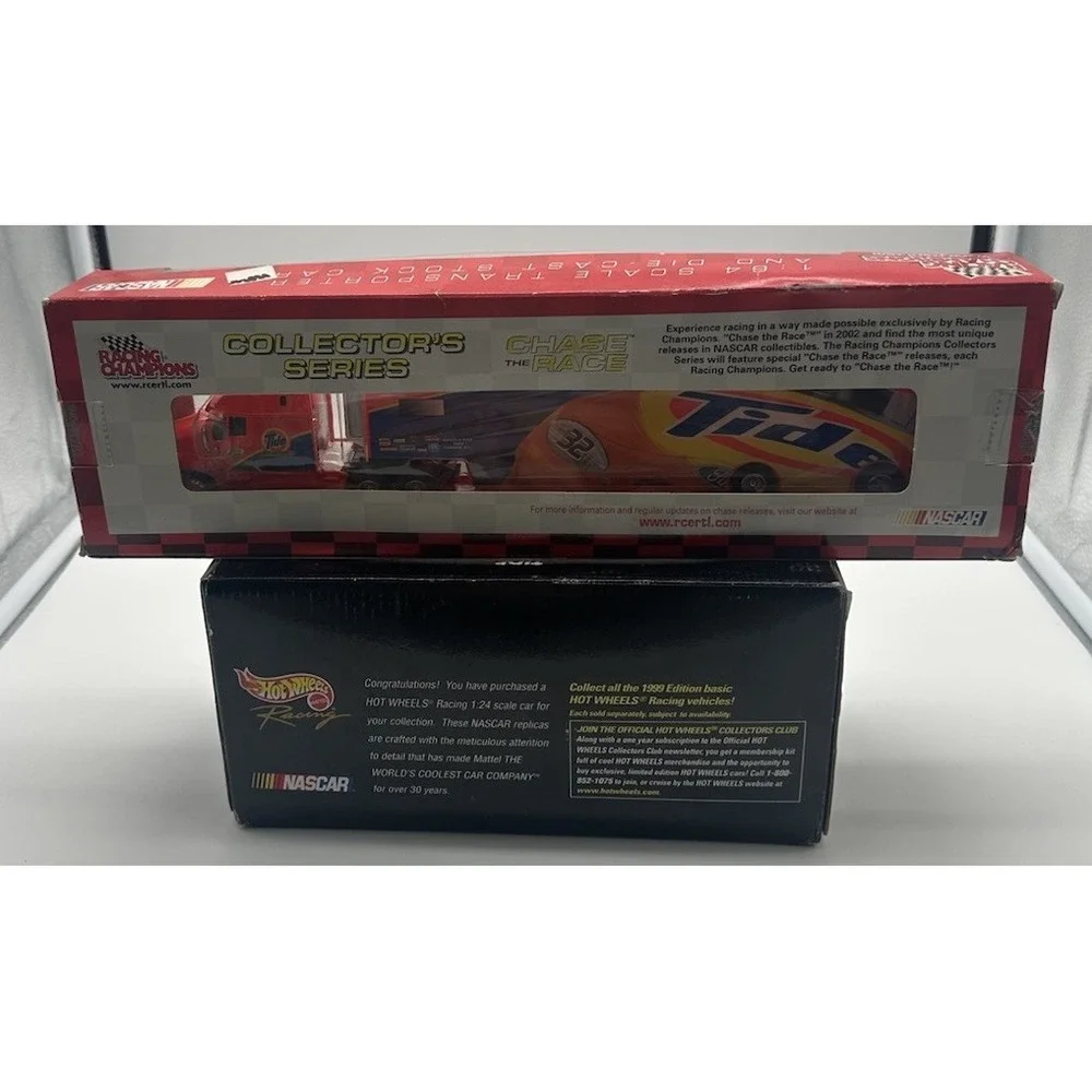 RICKY CRAVEN #32 TIDE TRANSPORTER & RICKY RUDD #10 TIDE NASCAR DIECAST LOT
